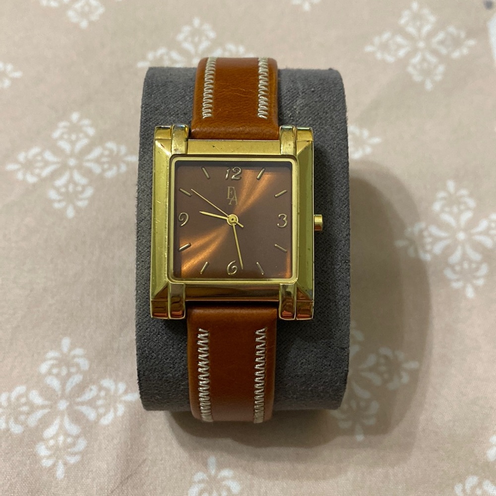 Etienne Aigner Italian Leather Ladies watch.